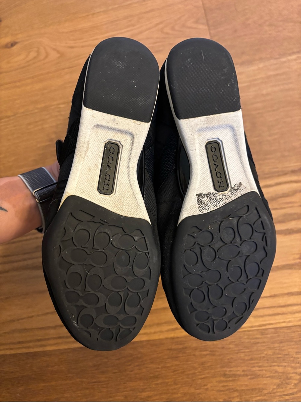 Coach Kyra Black Casual Sneakers - Picture 8 of 8